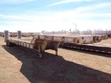 Trailking TK50RG T/A Equipment Trailer, 9' top deck, 30' load deck, 3' dove w/ramps,