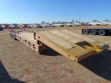 Atoka Mechanical Folding Neck Tri Axle Trailer, w/ramps 32' deck