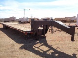 2012 Shopbilt 40' T/A Gooseneck Flatbed Trailer, s/n 20121010506a,