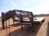 2006 Elite 40' Gooseneck T/A Flatbed Trailer, s/n 1e9bf40257s230017,