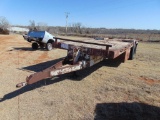 Shopbilt S/A Dual Wheel 20' Bumperpull Flatbed Trailer, (Bill of Sale)