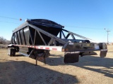 2014 Tecumseh T/A Singlegate Belly Dump Rock Trailer, s/n 2c9csu247fm183000, electric tarp, air ride