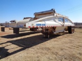 2008 Loadking T/A Singlegate Belly Dump Rock Trailer, s/n 5lkd4023x81027338, new electric tarp, air