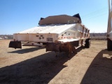 2007 Trailblazer T/A Double Gate Belly Dump Rock Trailer, s/n 1c9ss4021711425124,manual tarp, air