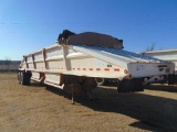 2007 Trailblazer T/A Doublegate Belly Dump Rock Trailer, s/n 1c9ss402371425125, manual tarp, air