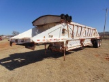 2000 Ranch Doublegate T/A Belly Dump Rock Trailer, s/n 1r9bse504yl008830, spring ride
