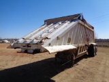 1997 CPS T/A Singlegate Belly Dump Rock Trailer, s/n 4z4111423vp000270, spring ride, (Bill of Sale