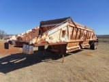 1994 Ranch Doublegate T/A Belly Dump Rock Trailer, s/n 1r9bse508rl008220, spring ride