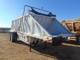 1979 Gen T/A Singlegate Belly Dump Rock Trailer, s/n dah5199, spring ride