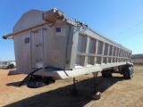 1999 Travis 37' T/A End Dump Trailer, s/n 1t91f3725x1247010, elec tarp, air ride,