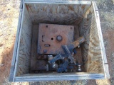 Crate of assorted receiver hitches