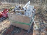 Crate of equipment parts