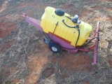 25 Gallon Trailer Mounted Pvc Tank