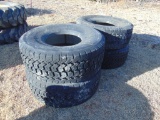 (4) 445/65r19.5 Michelin tires