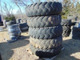 (5) 1400-24 Grader tires