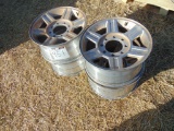 (4) 8 lug Aluminum Wheels for dodge