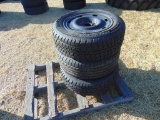 (2) Artic Claw 225/60r16 tires on rims (new)