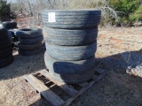 (5) 11r22.5 tires