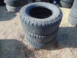 (3) LT265/70r17 bfgoodrich tires