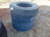 (4) 11r24.5 tires