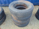 (4) 225/70r19.5 tires