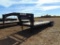 2013 DJ 30' T/A Gooseneck Flatbed Trailer, s/n 1d9cc2824dw365013, 8k axles, slide in ramps,