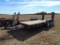 2015 Felling FT12L T/A Flatbed Trailer, s/n 5ftee2420f1000894, 18' deck, w/ramps, (Bill of Sale)