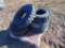 Assorted forklift tires