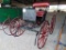 Single Seat Cane Back Horse Drawn Buggy,