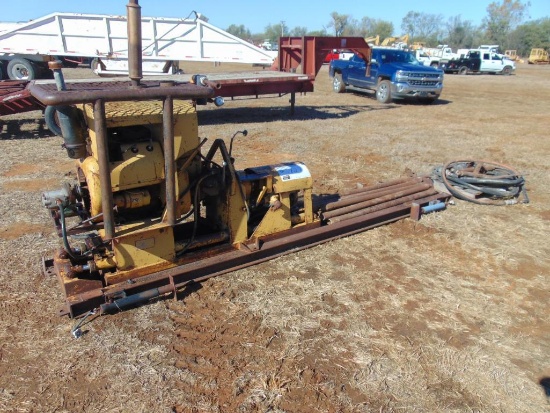 International RD101A Pit Bore, s/n 2024, wisconsin 4 cyl eng, approx 200' bore pipe,
