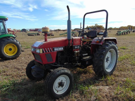 Eicher 364NG Farm Tractor, s/n 14911824053, 2 cycle air cooled diesel eng, low/high 4 spd trans,