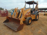 2005 Case 580 Super M 4x4 Loader Backhoe, s/n 387307, g.p bkt, canopy, hour meter reads 3046 hrs,