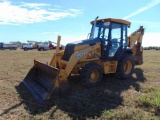 2001 John Deere 310SG Loader Backhoe, s/n 901201, g.p bkt, cab, hour meter reads 4989 hrs, 36