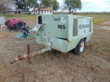 Sullair 185 Air Compressor, s/n 122208, deere eng, hour meter reads 1039 hrs, (Does not run)