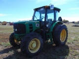 2009 John Deere 6100D MFWD Farm Tractor, s/n 001380, cab, air, hour meter reads 4069 hrs, 540 pto, 2