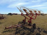 Walton 8 Wheel hay Rake, s/n 7843