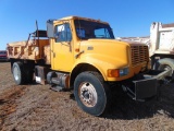 1998 IHC 4700 S/A Dump Truck, s/n 1htscaan0xh626842, dt466 eng, 5x2 trans, od reads 257765 miles,