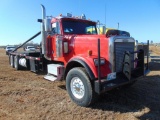 2001 Freightliner FLD120SD T/A Double Winch Gin Pole Truck, s/n 1fv8f0y921ph50634, m14 cummins eng,