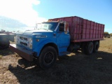 1970 Chevy C60 T/A Grain Truck, s/n ce6b0p132235, 427 gas eng, 5x2 trans, od reads 54684 miles, 18'