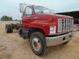 1991 GMC Topkick S/A Cab & Chassis, s/n 1gdm7h1j7mj521997, cat 3116 eng, 5x2 trans, od reads 170685