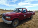 1997 Ford F250 Pickup, s/n 1fthf25hsvec28811, v8 gas eng, 5 spd trans, od reads 136538 miles,
