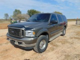 2003 Ford Excursion Limited 4x4 Suv, s/n 1fhsu43p73eb44855, pwr stroke eng, auto trans, od reads