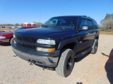 2003 Chevy Tahoe 4x4 Suv, s/n 1gnek13z43r174404, v8 gas eng, auto trans, od reads 245251 miles,