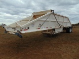 1999 Trailblazer T/A Singlegate Belly Dump Rock Trailer, s/n c9ss4020x1424790. s/r