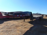 2007 Atoka 53' 4 Axle Oilfield Trailer, s/n 1a9l952467a245202, 4 pop up rollers, rolling tailboard,