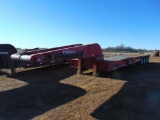 2004 Holden 53' 4 Axle Oilfield Trailer, s/n 12hrd57494n609450, 4 popup rollers, rolling tailboard,