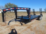 2000 Starlite 20' T/A Gooseneck Trailer, dovetail w/ramps , (Bill of Sale)