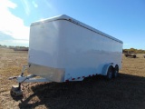 2013 CM 20' Bumperpull T/A Enclosed Trailer, s/n 49tcb2029d1008381