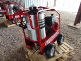 ( New )Magnum 4000 Hot Water Pressure Washer, 4000 psi, 3.5 gpm, oil/diesel fired burner, 15 hp gas