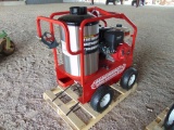 ( New )Magnum 4000 Hot Water Pressure Washer, 4000 psi, 3.5 gpm, oil/diesel fired burner, 15 hp gas